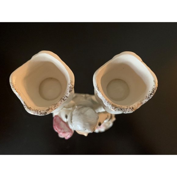 Vintage Victorian Man Candle Holder Ceramic Wales Figurine - Picture 8 of 8